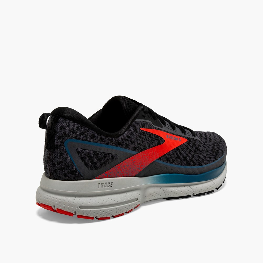 Chaussures Running Route Brooks Trace 3 Rouge Bleu Homme | GCN-2978250